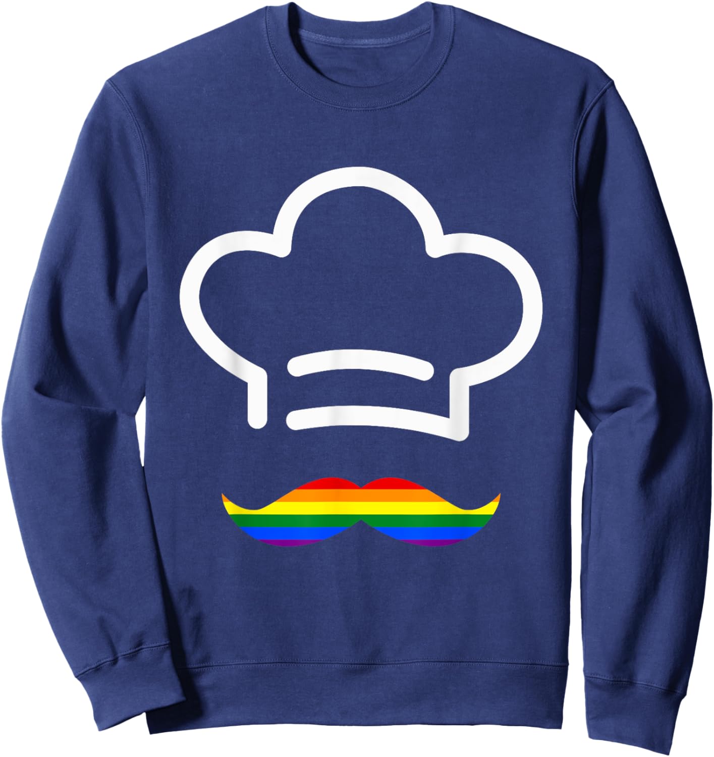Cook Chef Funny LGBQT GAY Kitchen Sweatshirt - Sweatshirt | Navy