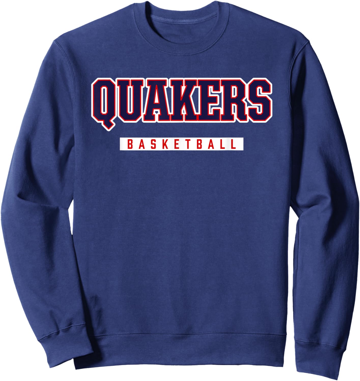 Quakers Basketball Plainfield High School Sweatshirt - Sweatshirt | Navy