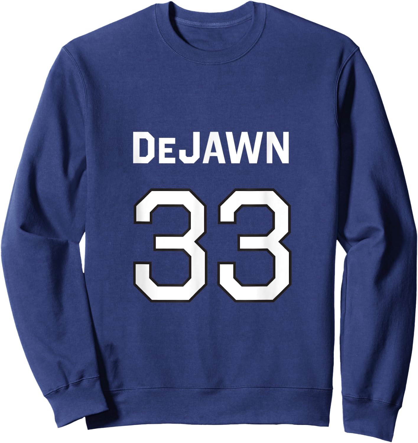 DeJAWN - Funny DeJAWN Design Sweatshirt - Sweatshirt | Navy