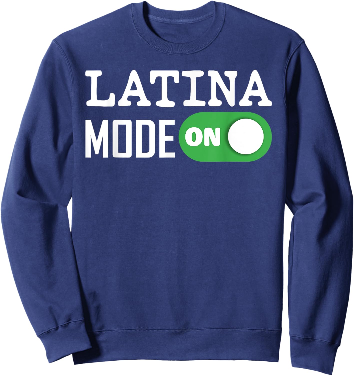 We Are Not Going Back Harris Walz Latina Women Vote Mode On Sweatshirt - Sweatshirt | Navy