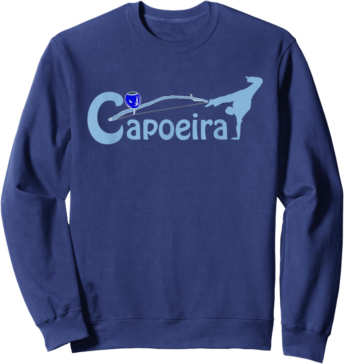Funny Capoeira Berimbau Instrument Lover Gift Women Sweatshirt - Sweatshirt | Navy