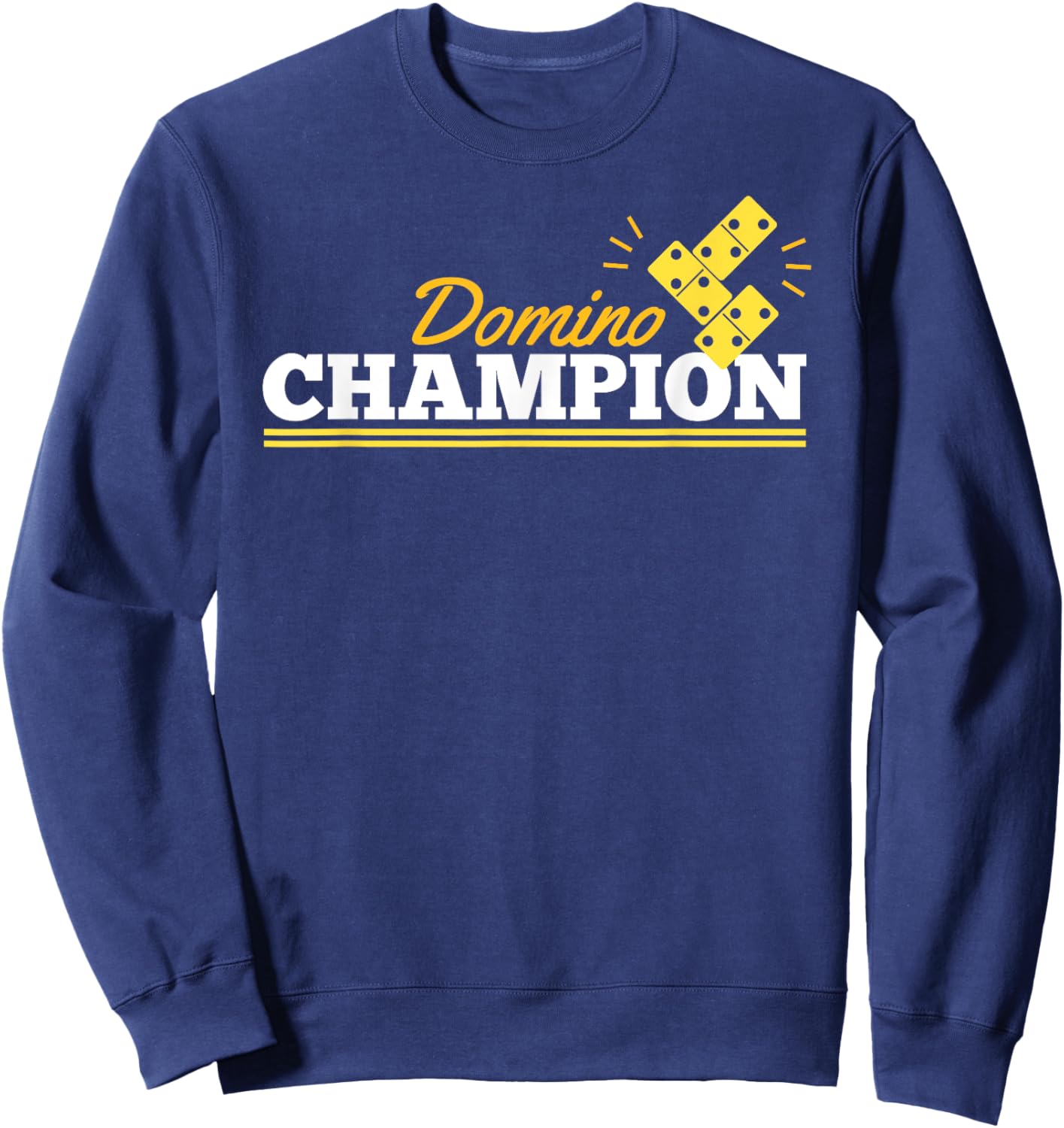 DOMINO CHAMPION Dominoes shirt women & kids Trophy Sweatshirt - Sweatshirt | Navy