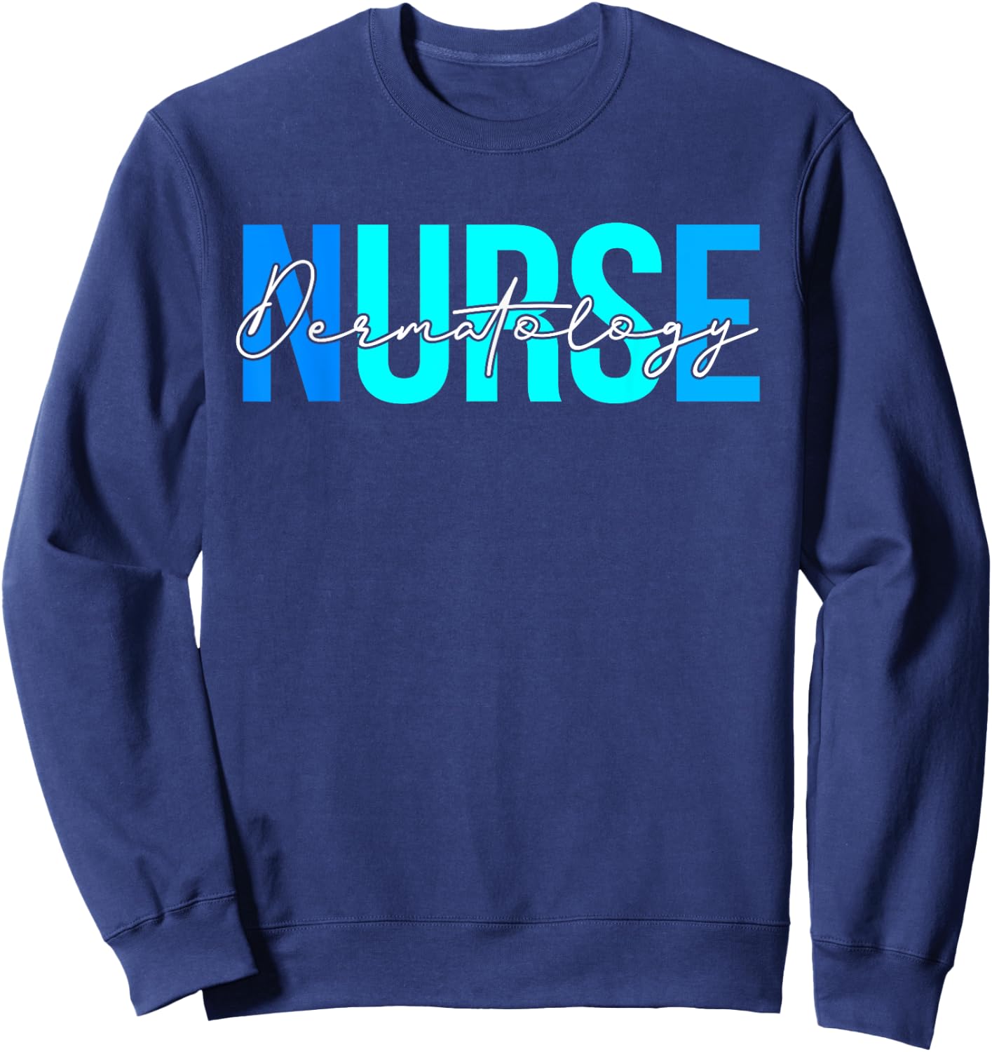 Women Dermatology Nurse Gifts For Nursing Apparel Sweatshirt - Sweatshirt | Navy