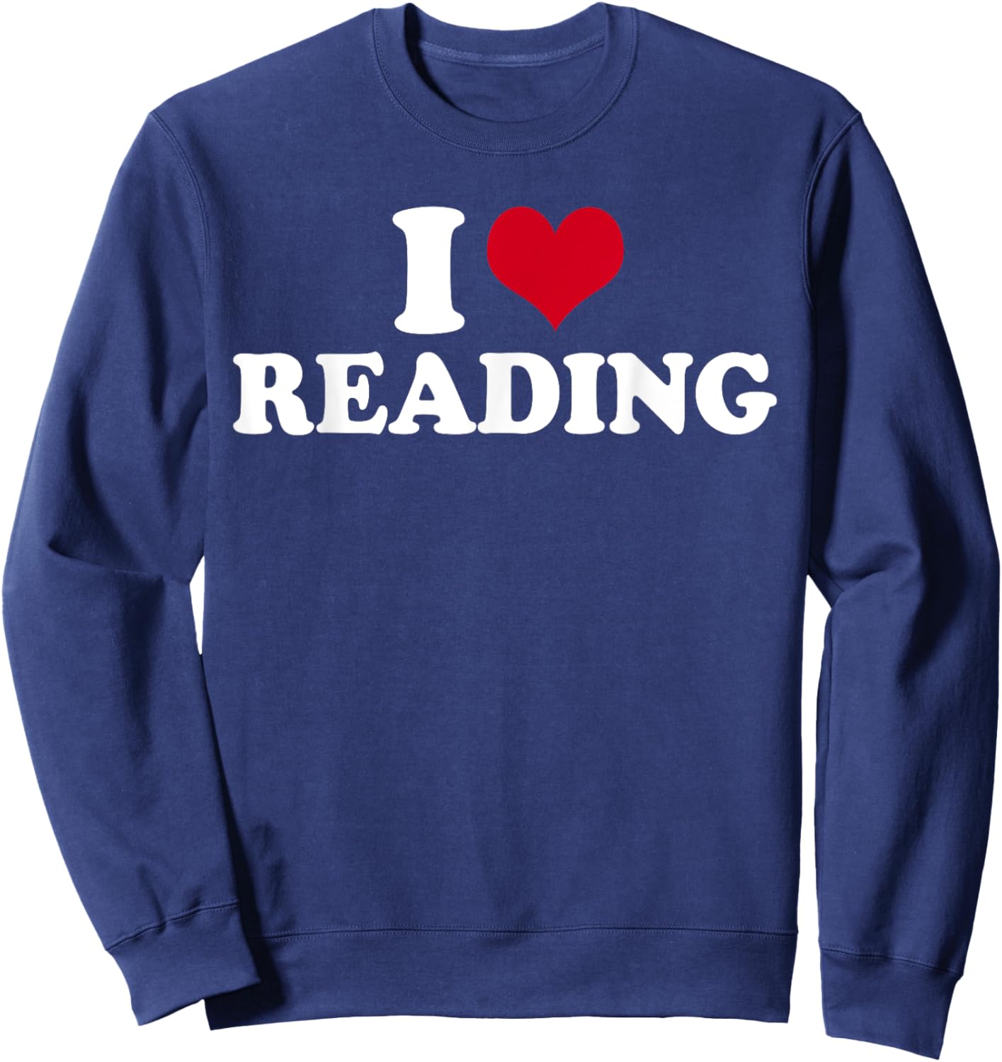 I Love Reading Sweatshirt - Sweatshirt | Navy