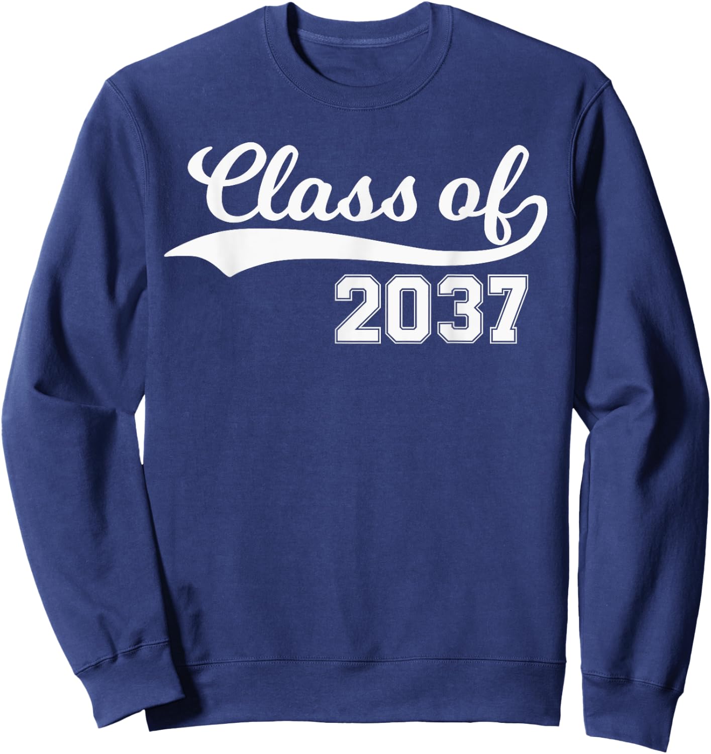 Class of 2037 Grow With Me Shirt First Day of School Sweatshirt - Sweatshirt | Navy
