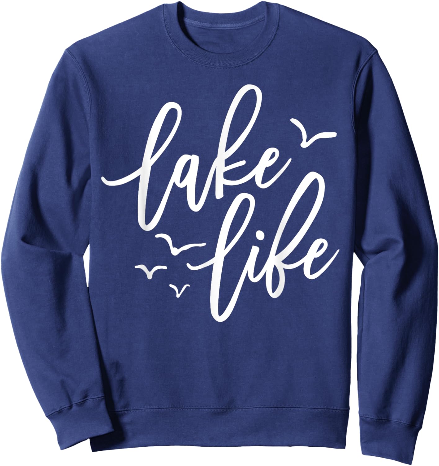Lake Life Vibes Vacation Mode Kids Lake Sweatshirt - Sweatshirt | Navy