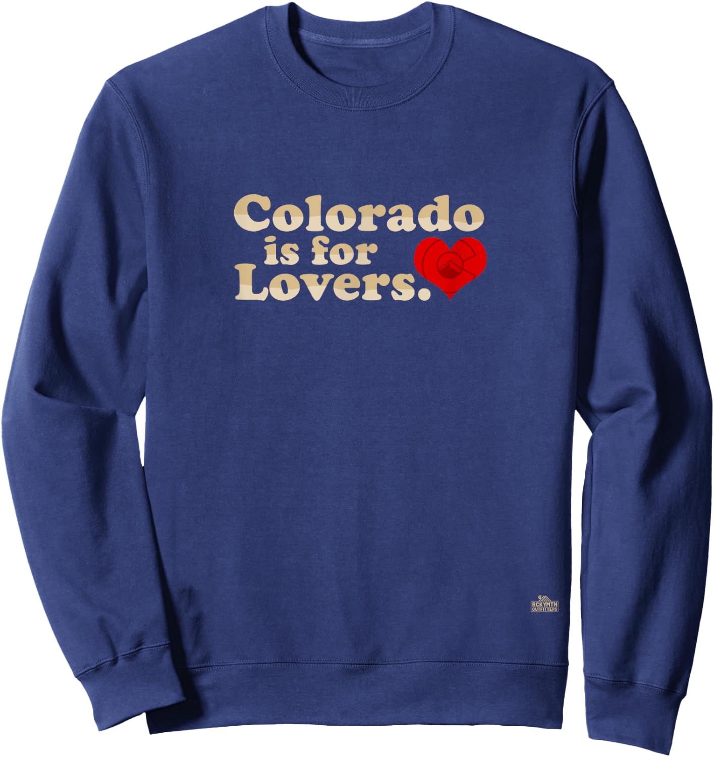 Colorado is for Lovers - Rocky Mountain Outfitters Sweatshirt - Sweatshirt | Navy