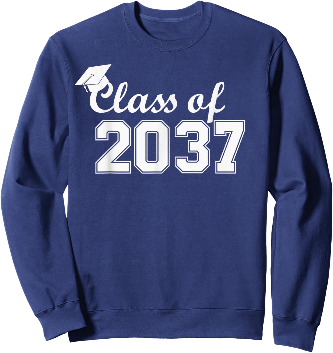 Class of 2037 Grow With Me First Day of School Sweatshirt - Sweatshirt | Navy