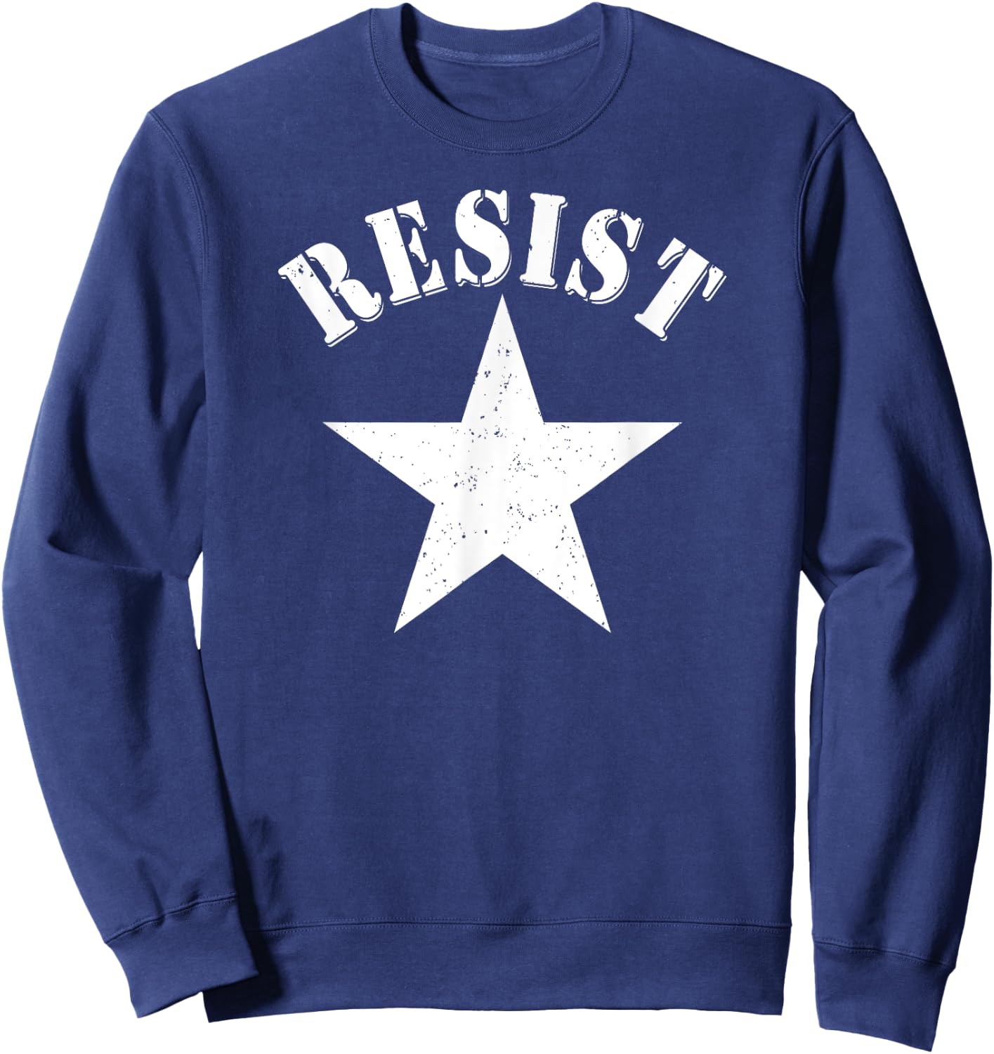 Revolution Shirt Retro 70's Vintage Political Protest Sweatshirt - Sweatshirt | Navy