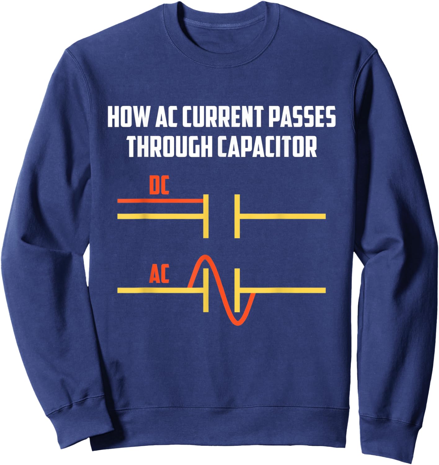 Electrical Engineer Gifts Funny Shirt Electrical Engineering Sweatshirt - Sweatshirt | Navy