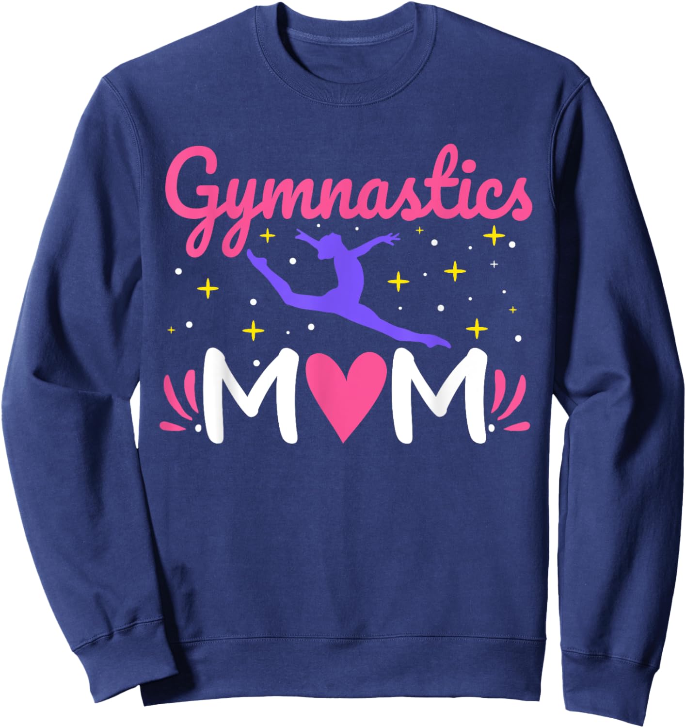 Gymnastics Mom Gymnast Mom Mother Sweatshirt - Sweatshirt | Navy