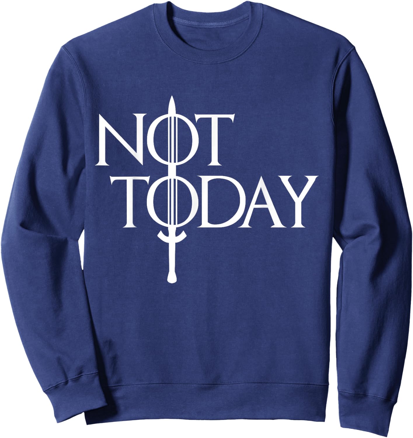 Men Women Not Today Vintage Cosplay Small Sweatshirt - Sweatshirt | Navy