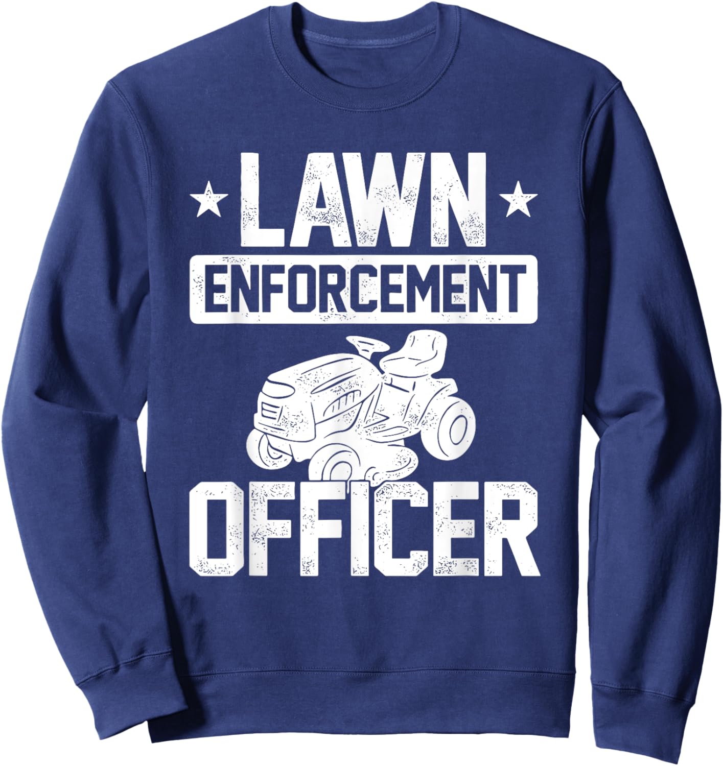 Sparta Buy Lawn Enforcement Officer - Black, -Adults, Classic Fit, Short Sleeve, , Small Sweatshirt - Sweatshirt | Navy