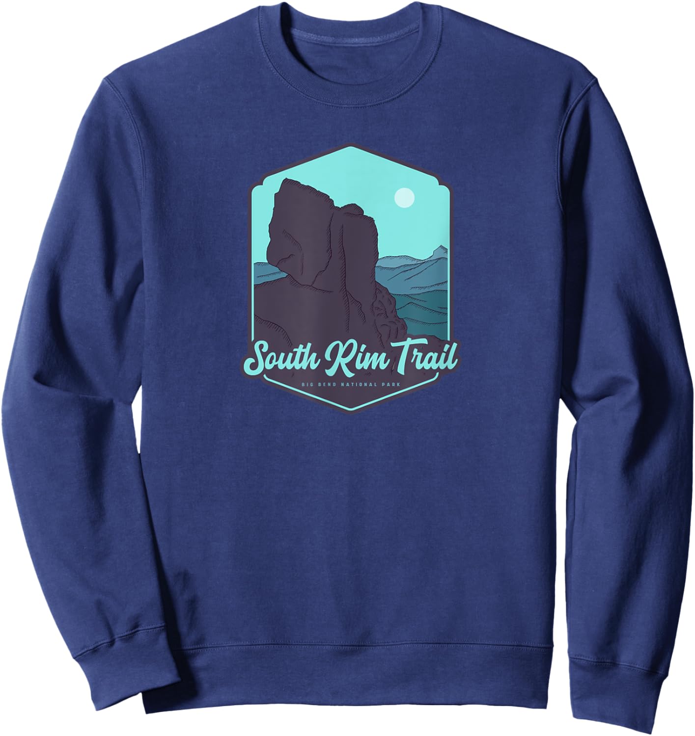South Rim Trail - Big Bend National Park Sweatshirt - Sweatshirt | Navy