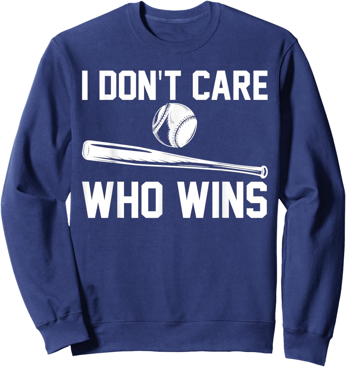 I don't care who wins Sport Sweatshirt - Sweatshirt | Navy