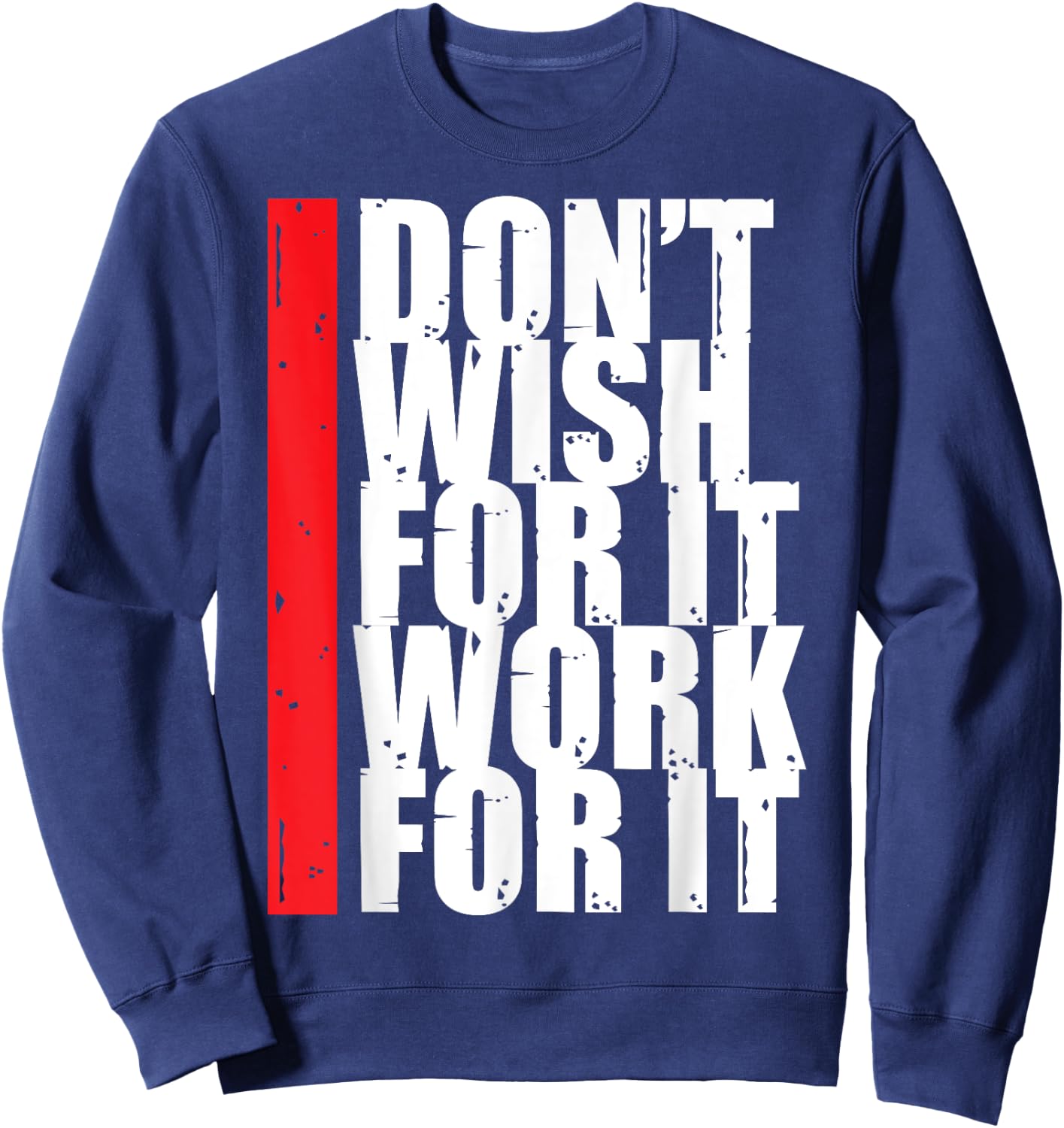 Work Harder Motivation Fitness Gym Entrepreneur Inspiration Sweatshirt - Sweatshirt | Navy