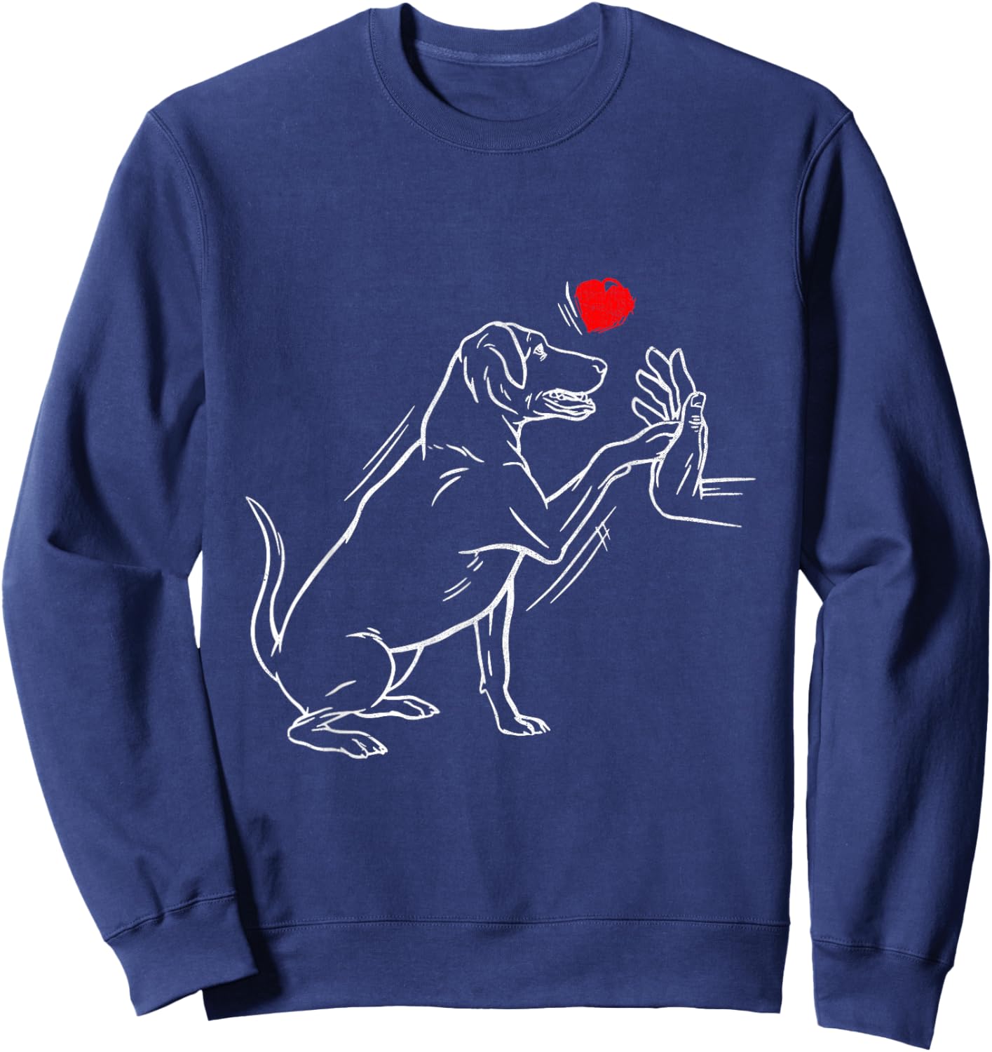 Labrador Retriever Labradors Black Lab Dad Mom Retrievers Sweatshirt - Sweatshirt | Navy
