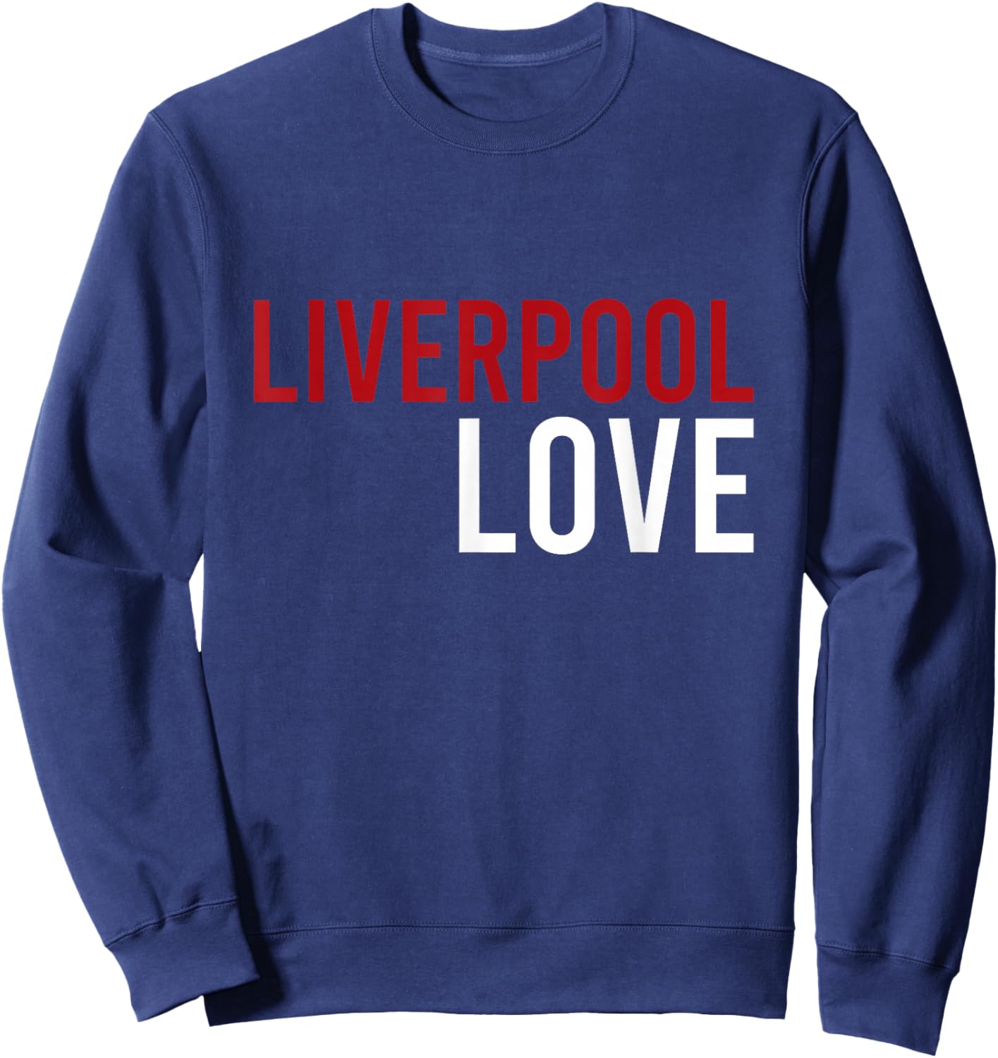 Grobritannien Stadt Spruch Geschenkidee Liverpool England Fans , -Adults, Black, Small, Short Sleeve Sweatshirt - Sweatshirt | Navy