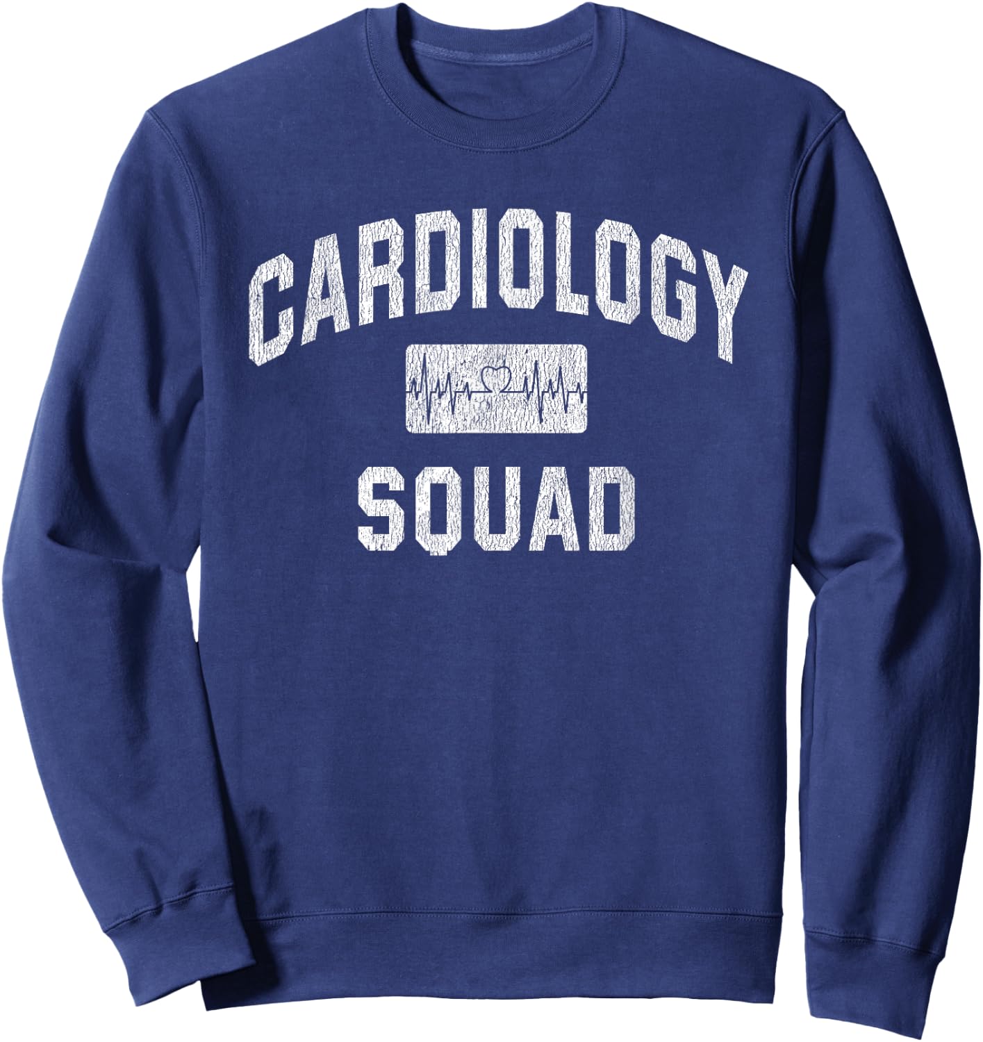 Cardiology Squad Cardiologist Cardiac Doctor Nurse Tech Gift Sweatshirt - Sweatshirt | Navy