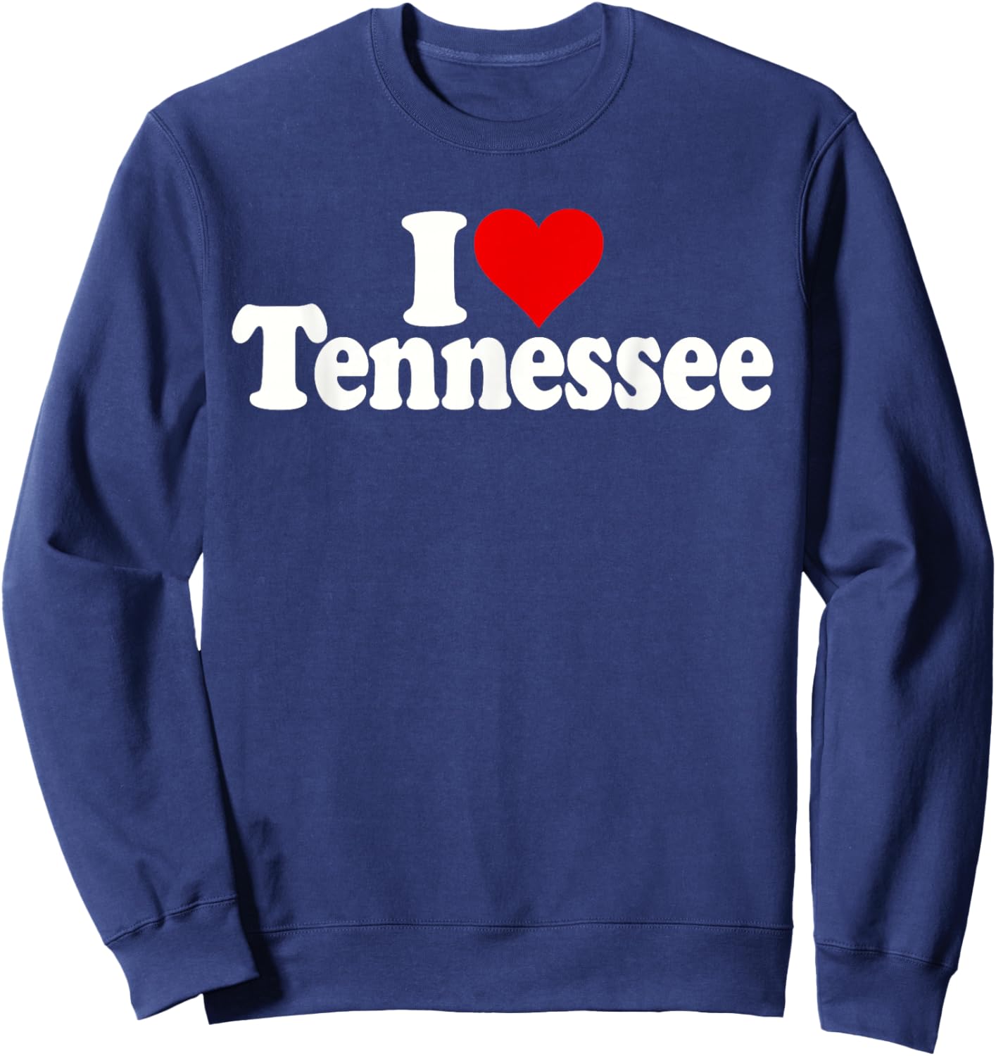 I Love Heart Tennessee Tn Sweatshirt - Sweatshirt | Navy