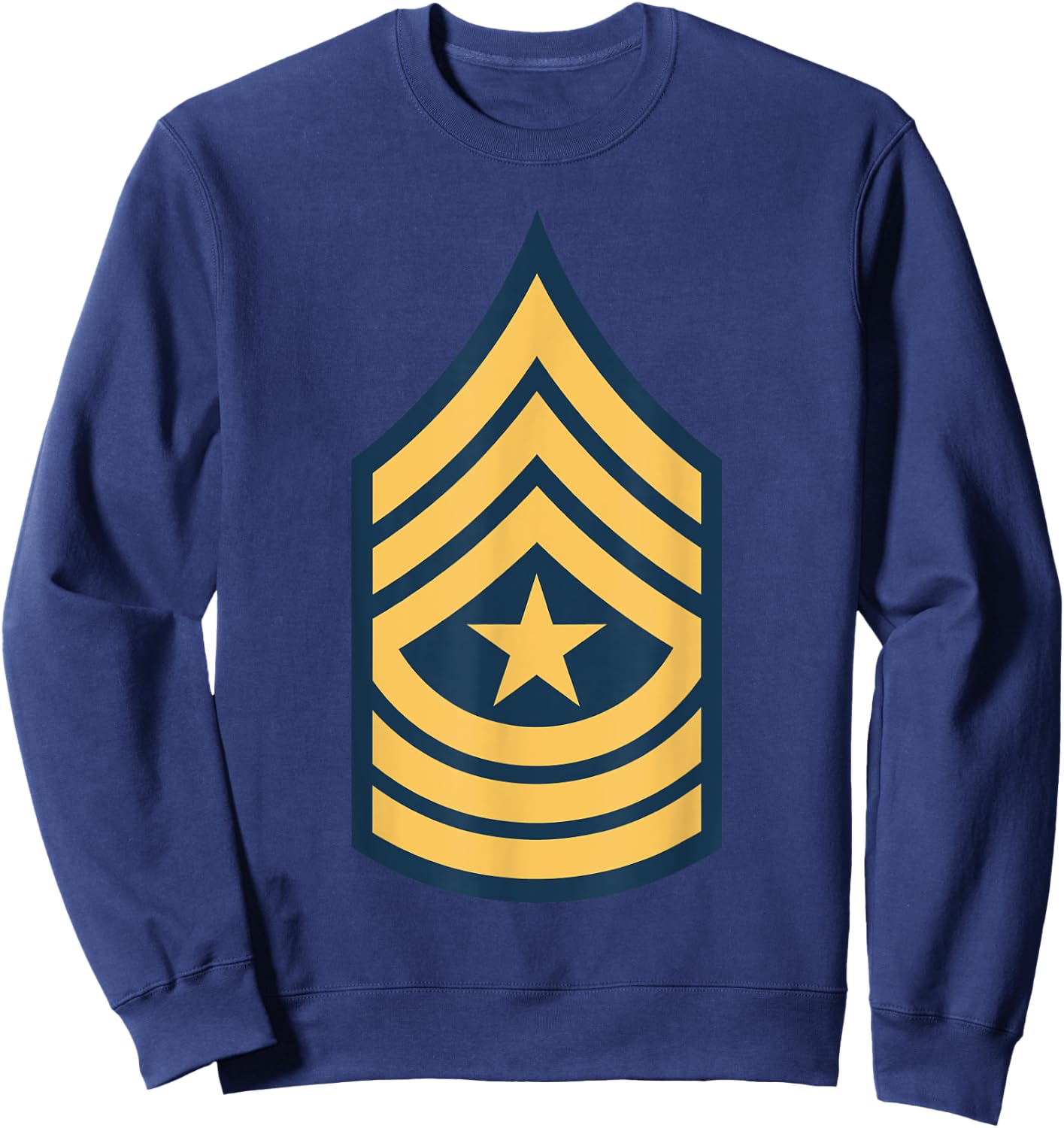 Army Sergeant Major E-9 Military Rank SGM Veteran Patriotic Sweatshirt - Sweatshirt | Navy