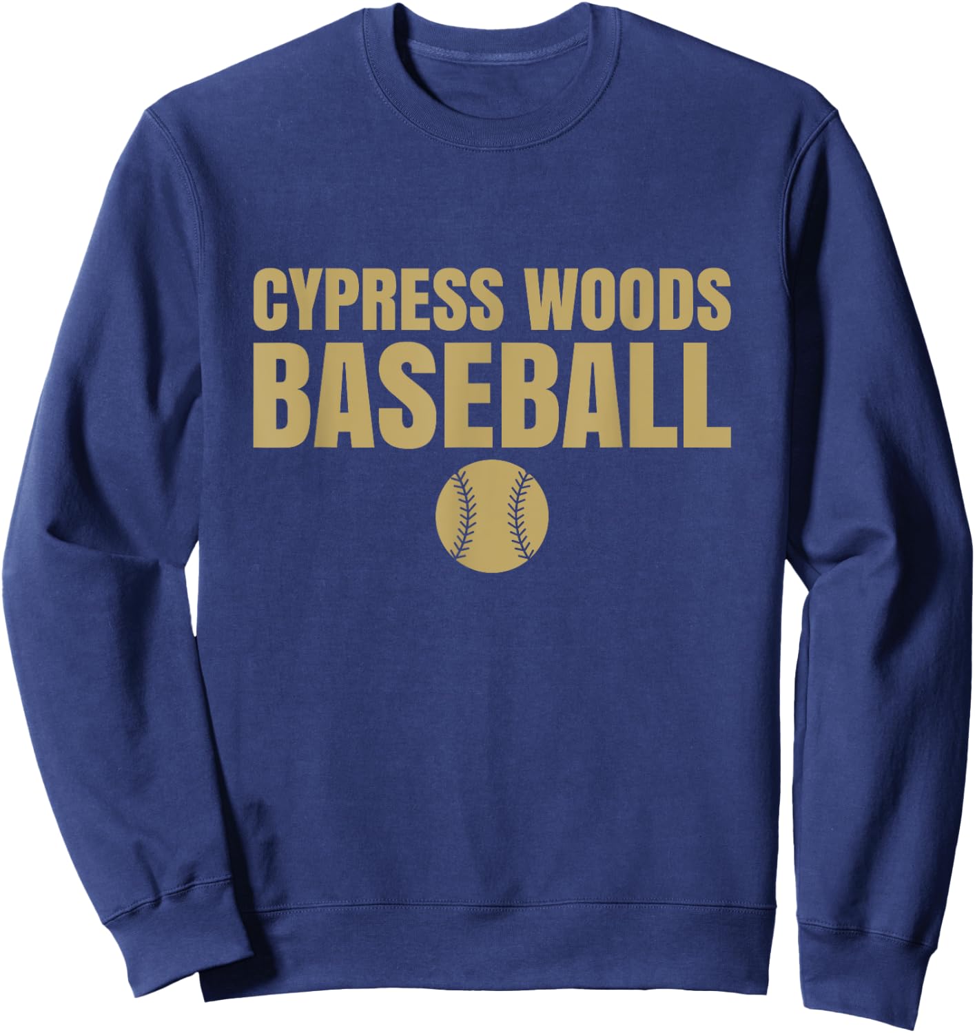 Cypress Woods High School Baseball Sweatshirt - Sweatshirt | Navy