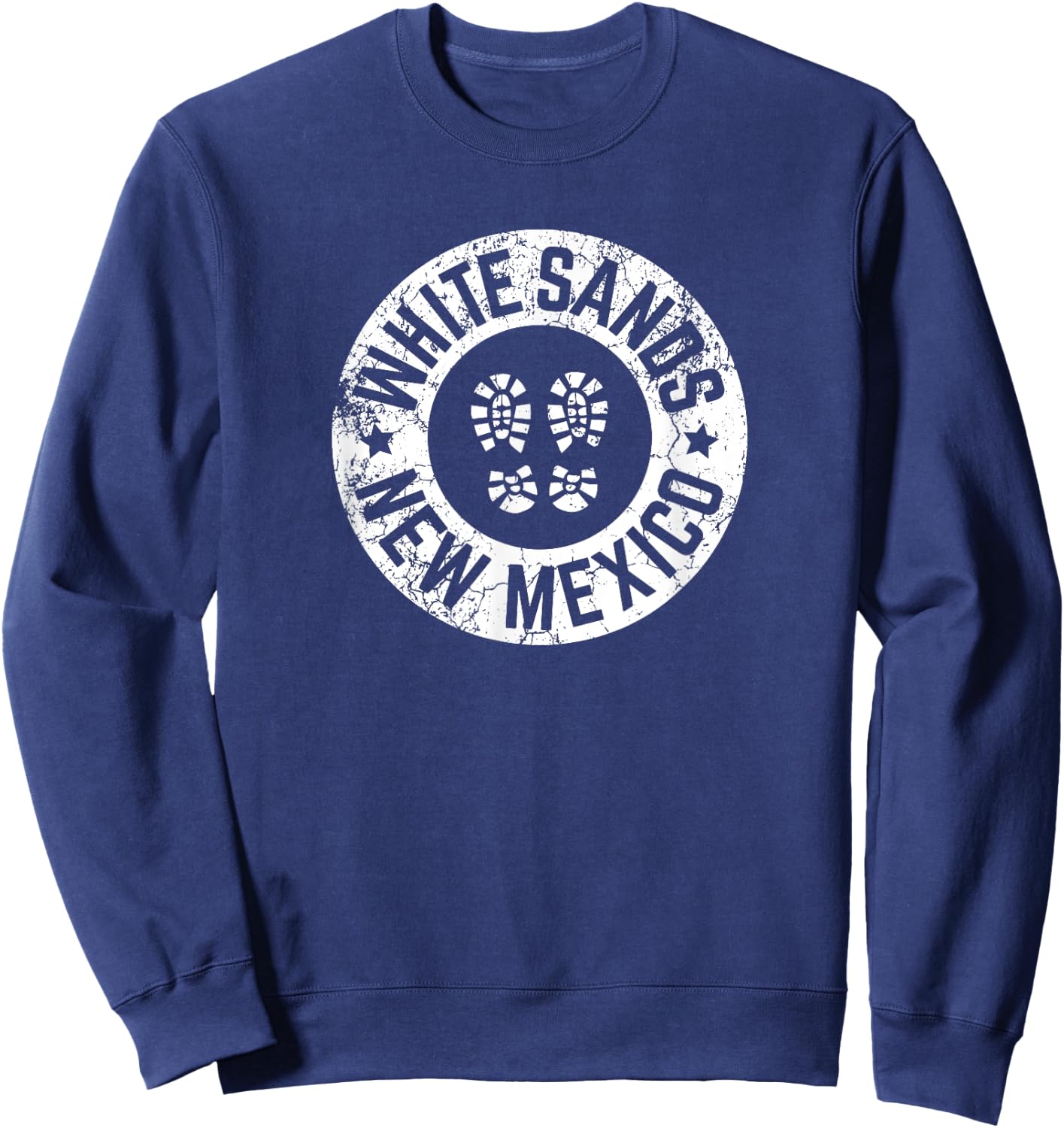 Vintage White Sands National Monument New Mexico Park Sports Sweatshirt - Sweatshirt | Navy