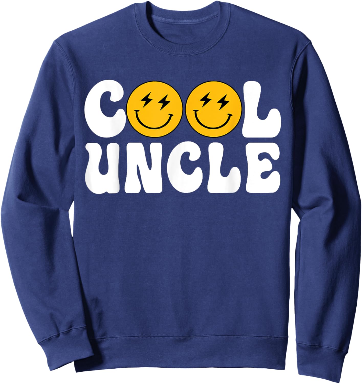 Uncle One Happy Dude Birthday Theme Family Matching Sweatshirt - Sweatshirt | Navy