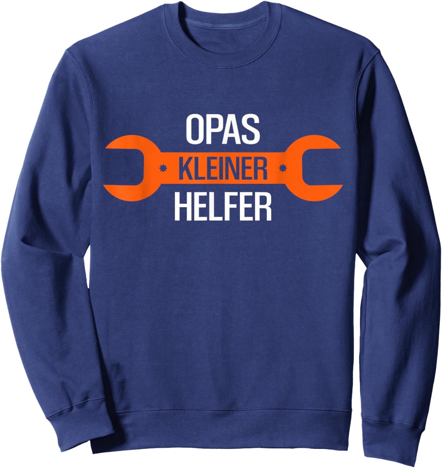 Opas kleiner Helfer Opa Enkel Werkzeug Kinder Werkstatt Sweatshirt - Sweatshirt | Navy