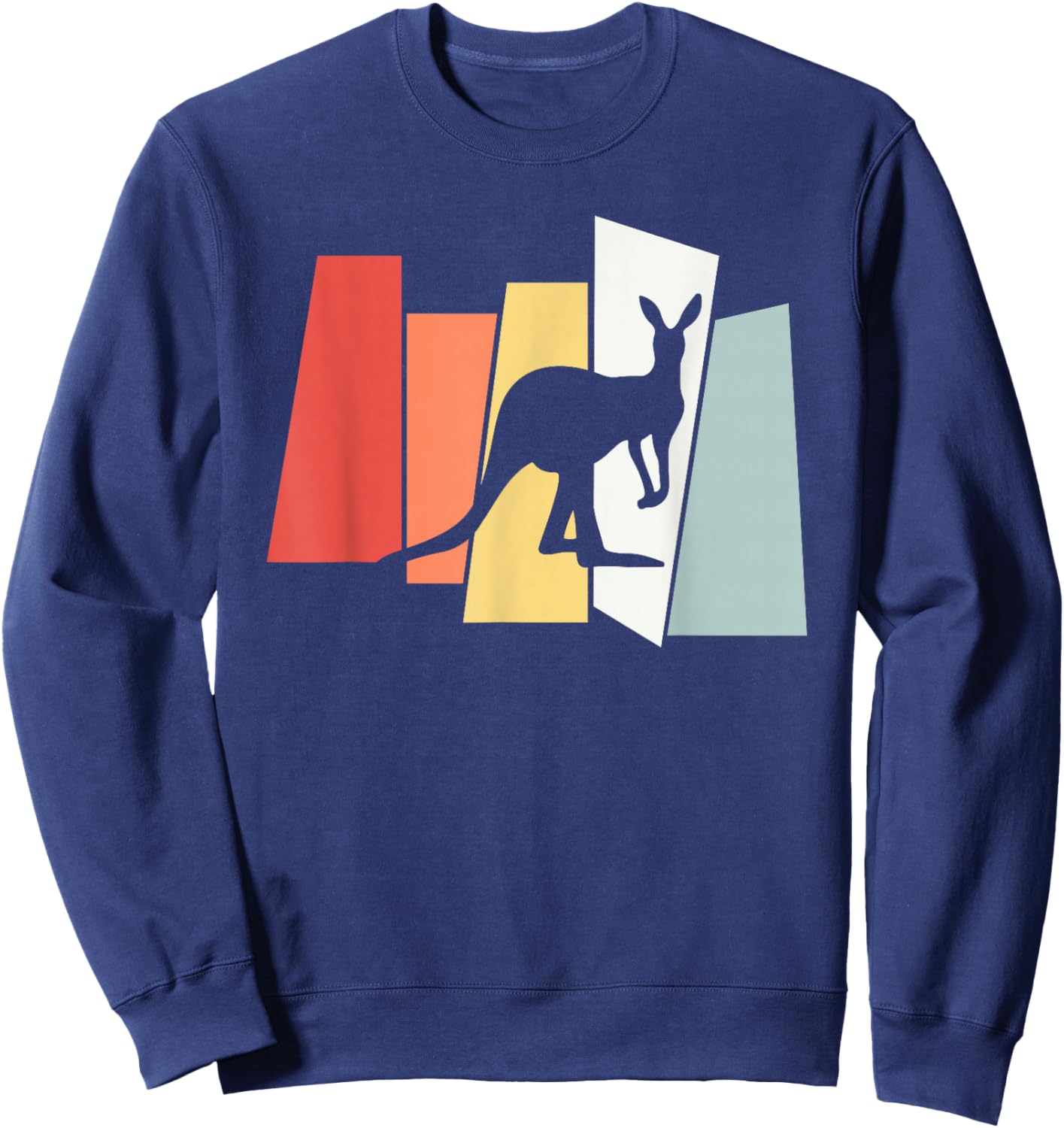 Funny Kangaroo Australian Animals Kangaroo Sweatshirt - Sweatshirt | Navy