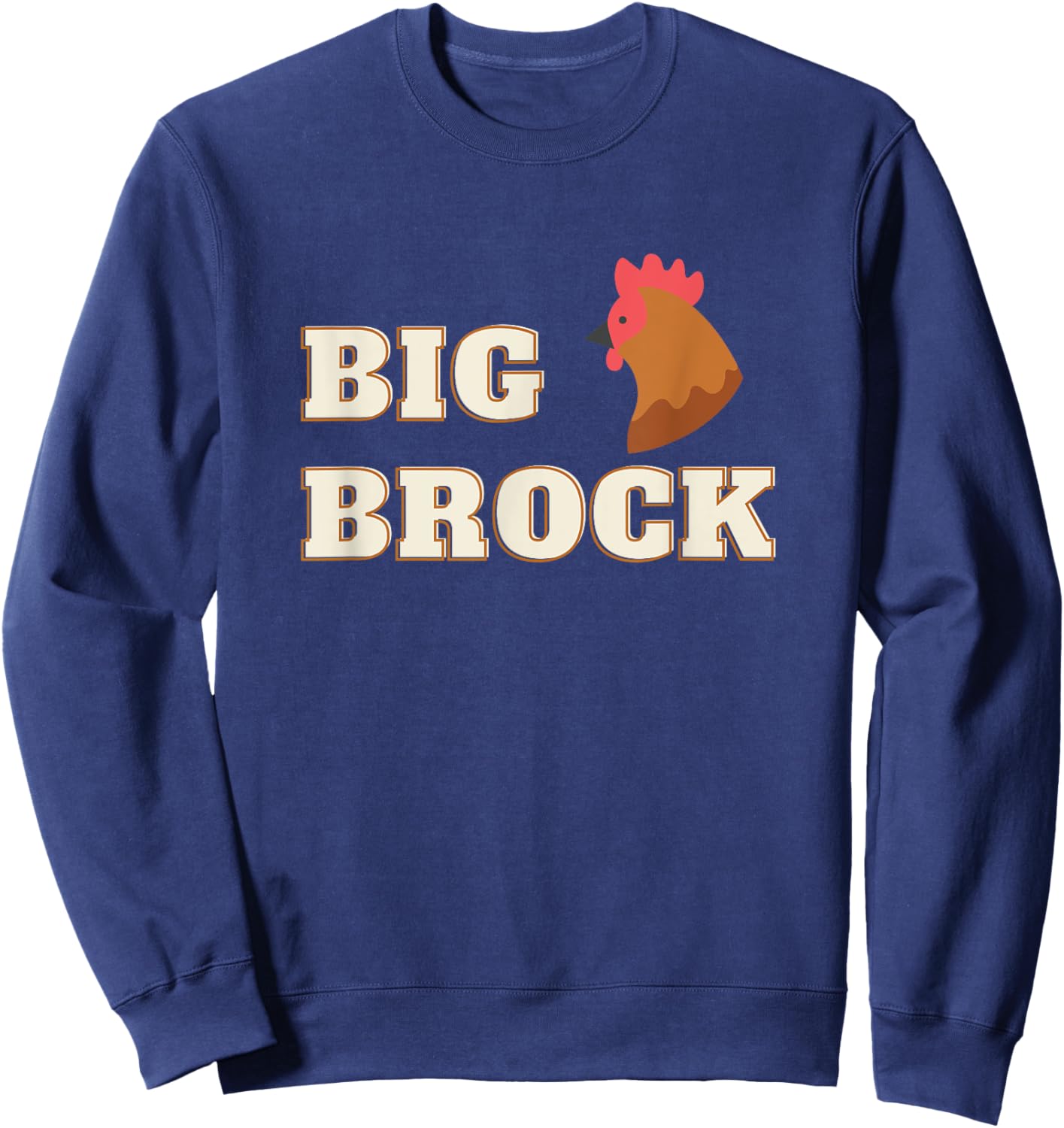 Brock Funny Humor Design Sweatshirt - Sweatshirt | Navy