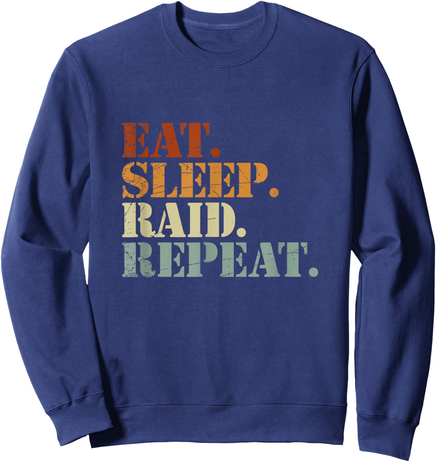 Funny Video Gamer Raid Gift Sports Gaming Sweatshirt - Sweatshirt | Navy