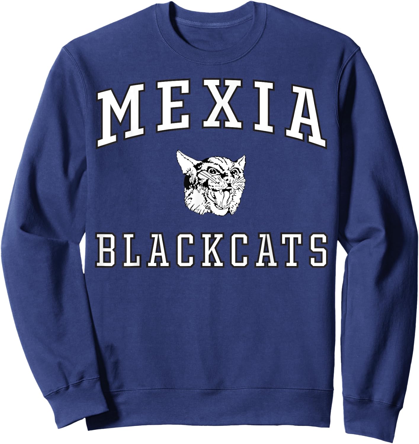 Mexia High School Blackcats C1 Sweatshirt - Sweatshirt | Navy