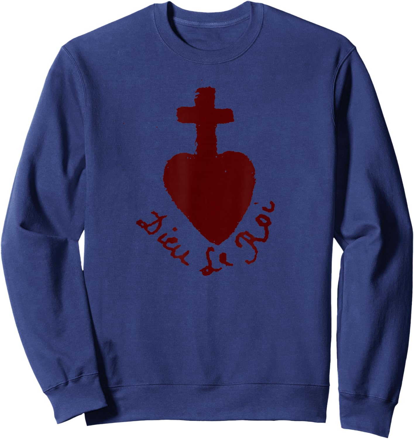 Dieu le Roi (God the King) Sweatshirt - Sweatshirt | Navy