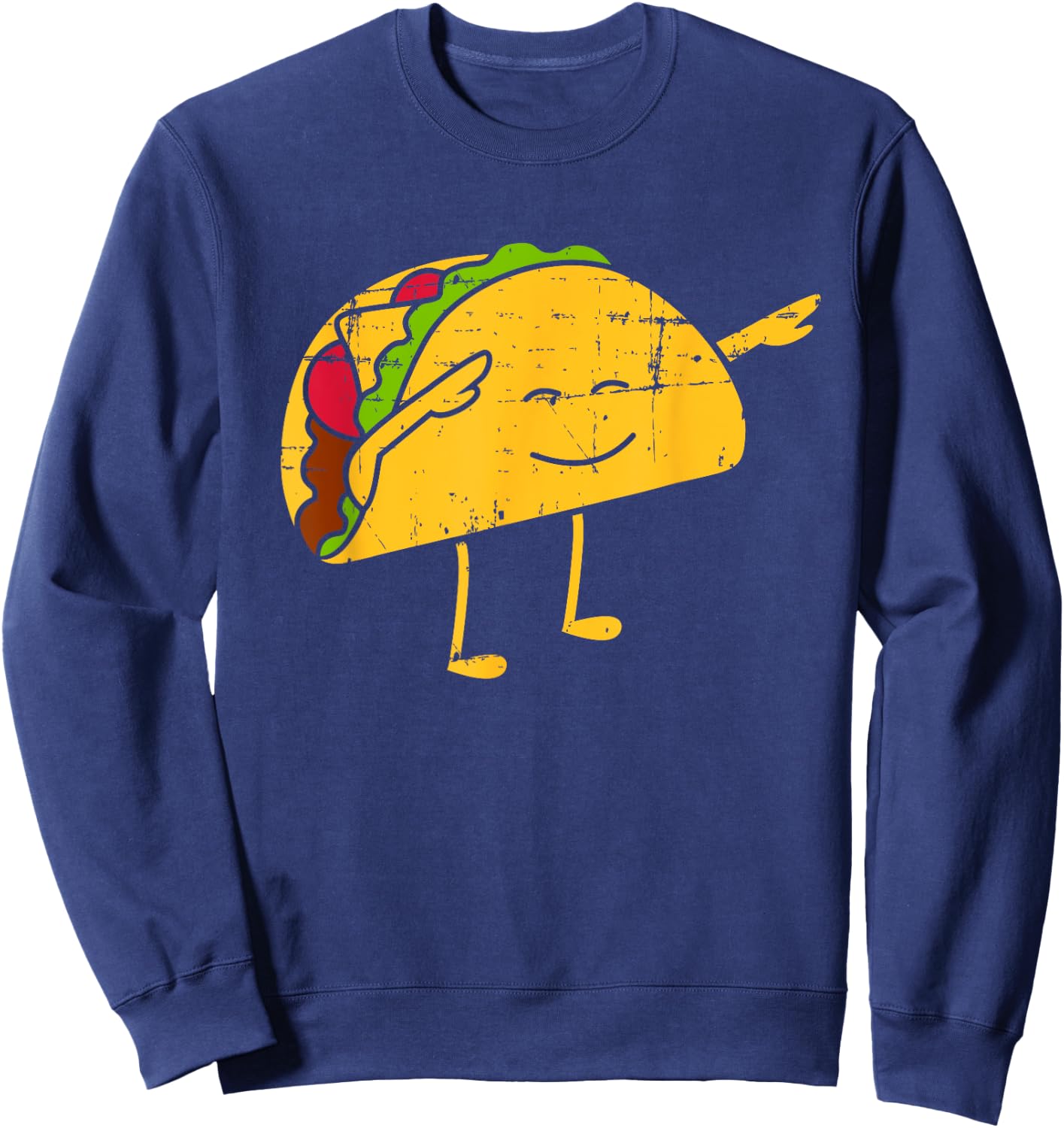 Taco dabbing Sweatshirt - Sweatshirt | Navy