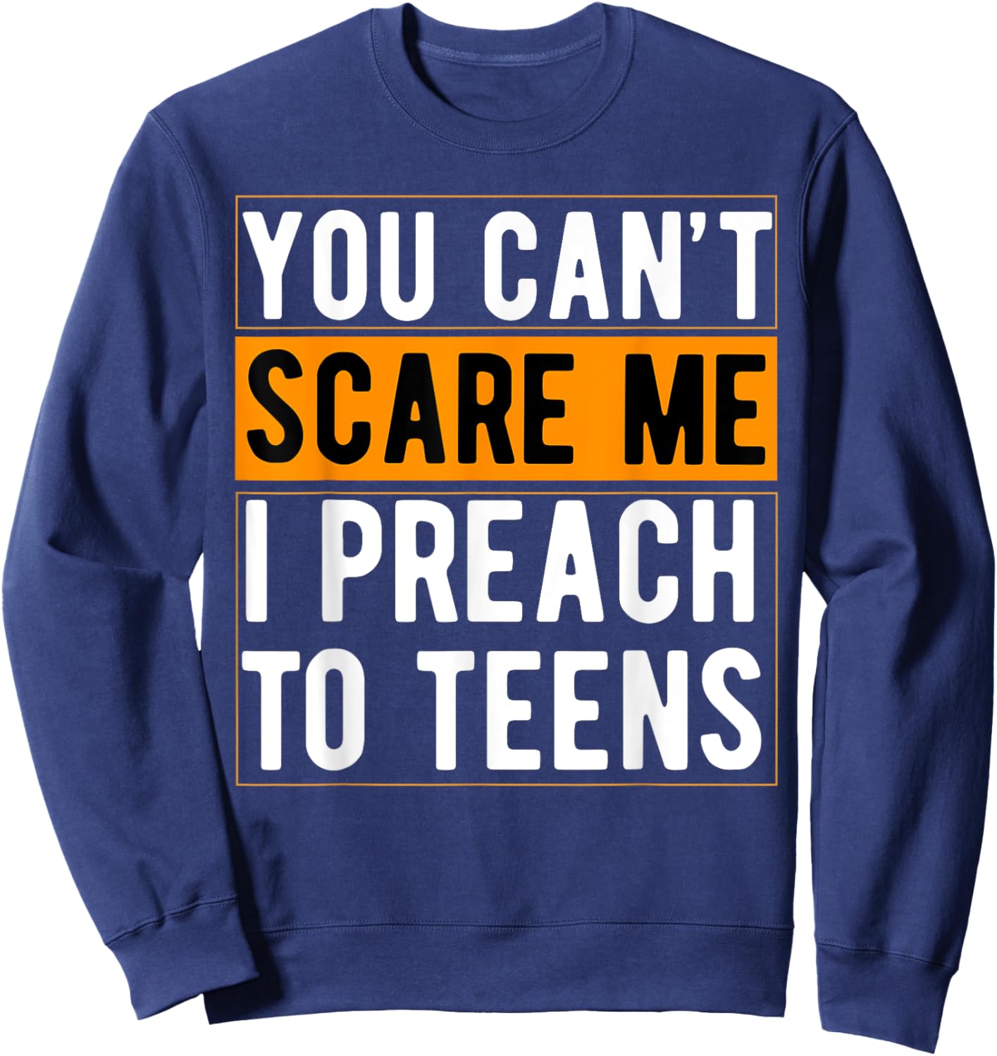 Pastor Appreciation Christian Funny Priest Men Dad Husband Sweatshirt - Sweatshirt | Navy