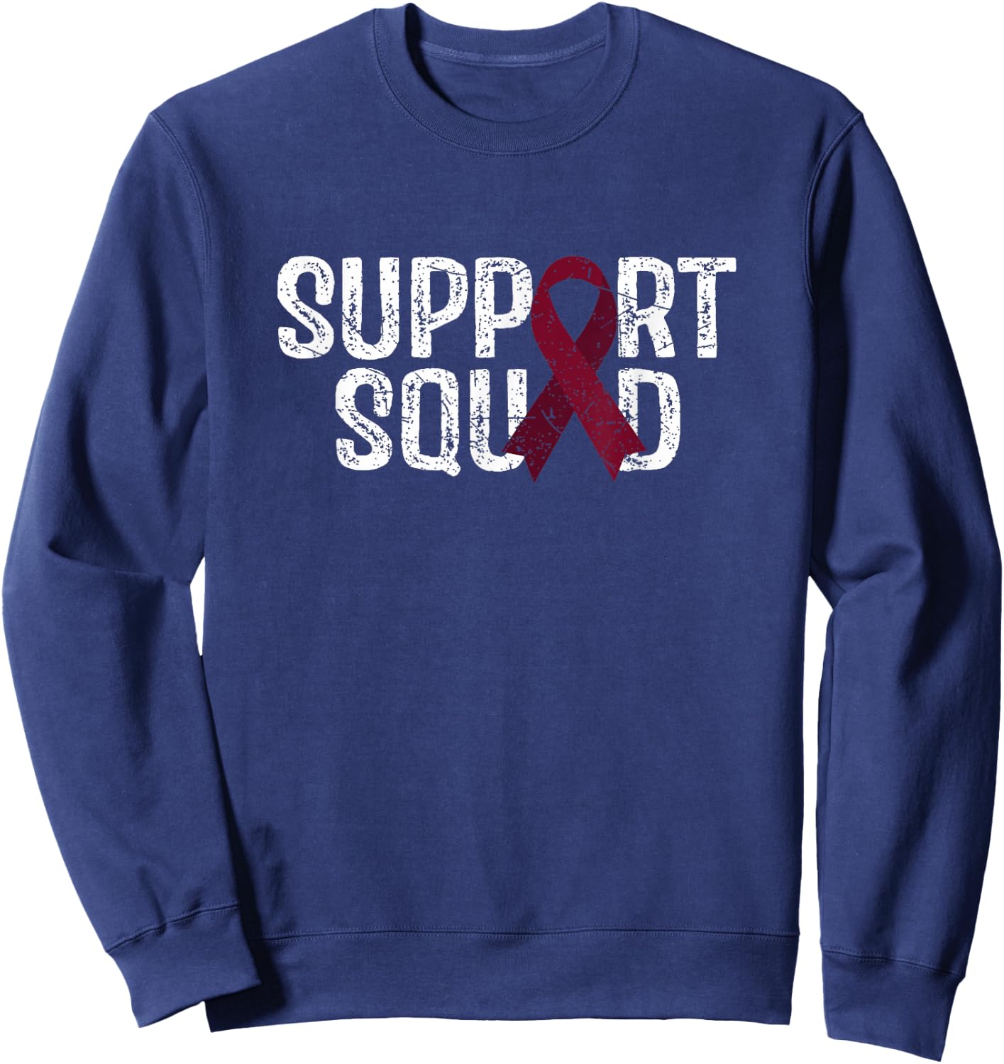 Support Squad Hirschsprung’s Disease Awareness Sweatshirt - Sweatshirt | Navy