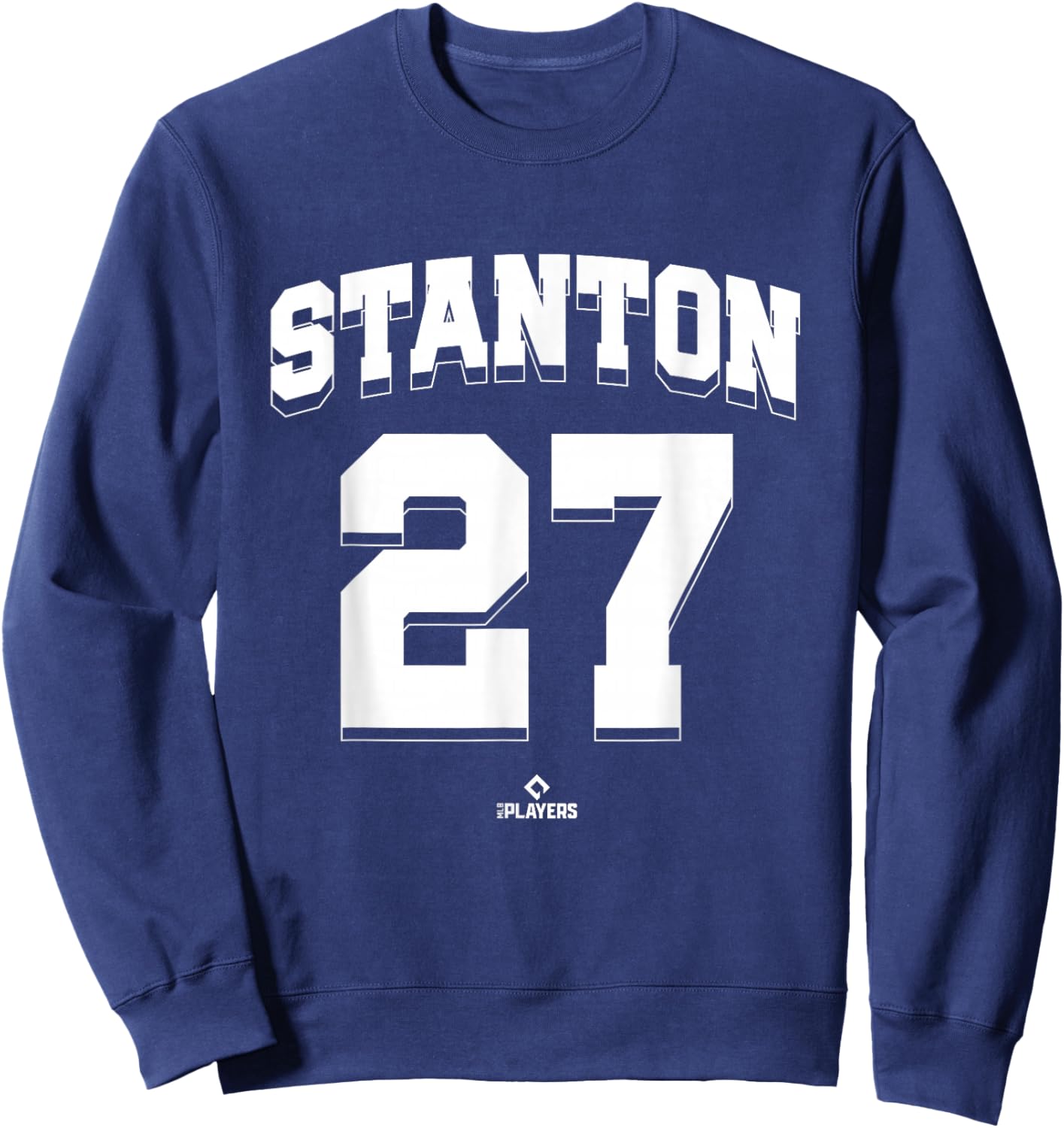 Giancarlo Stanton 27 New York MLBPA Sweatshirt - Sweatshirt | Navy