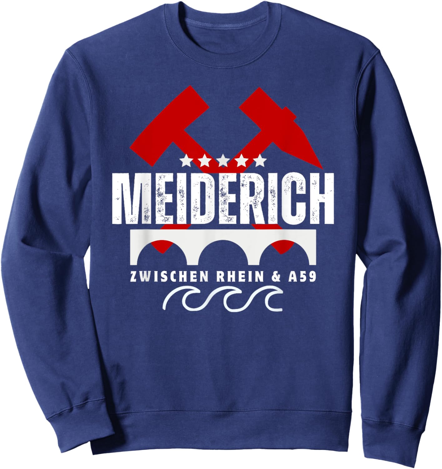 Duisburg Meiderich für Duisburger Meidericher Ruhrpott Sweatshirt - Sweatshirt | Navy