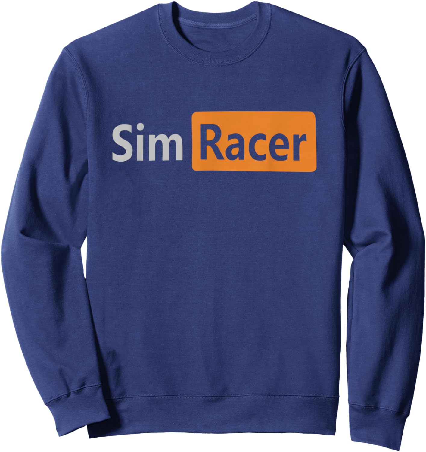 Sim Racing Cockpit Sim Racing Rig Sim Racing Seat Setup , Small, Black Sweatshirt - Sweatshirt | Navy