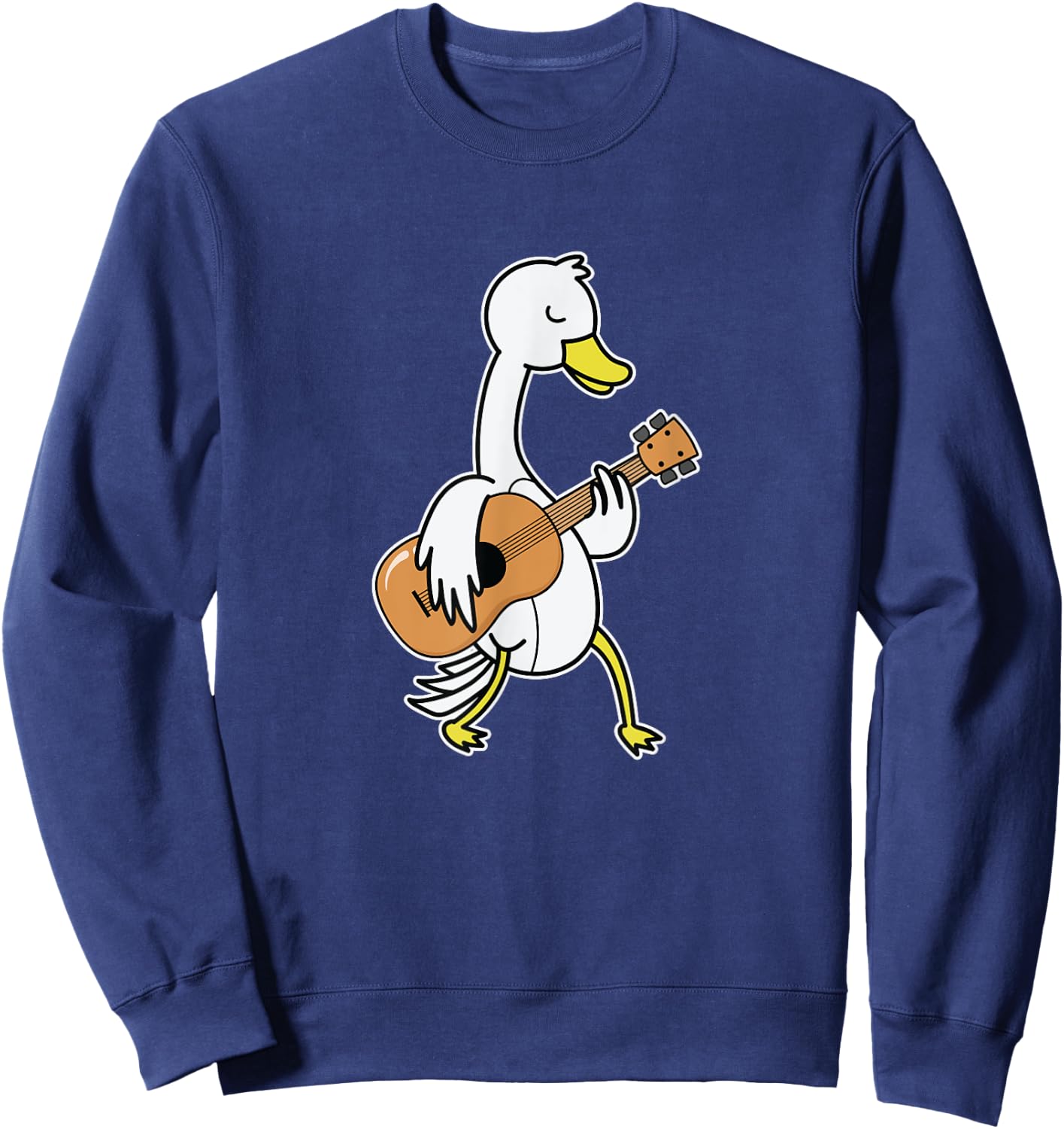 Goose playing Guitar Sweatshirt - Sweatshirt | Navy