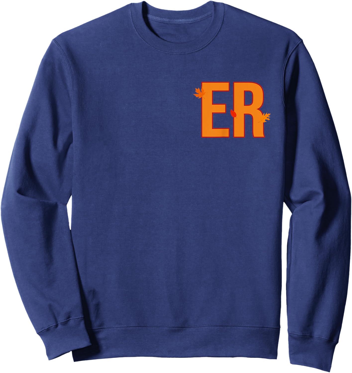 Emergency Department Thanksgiving day Emergency Room Nurse Sweatshirt - Sweatshirt | Navy