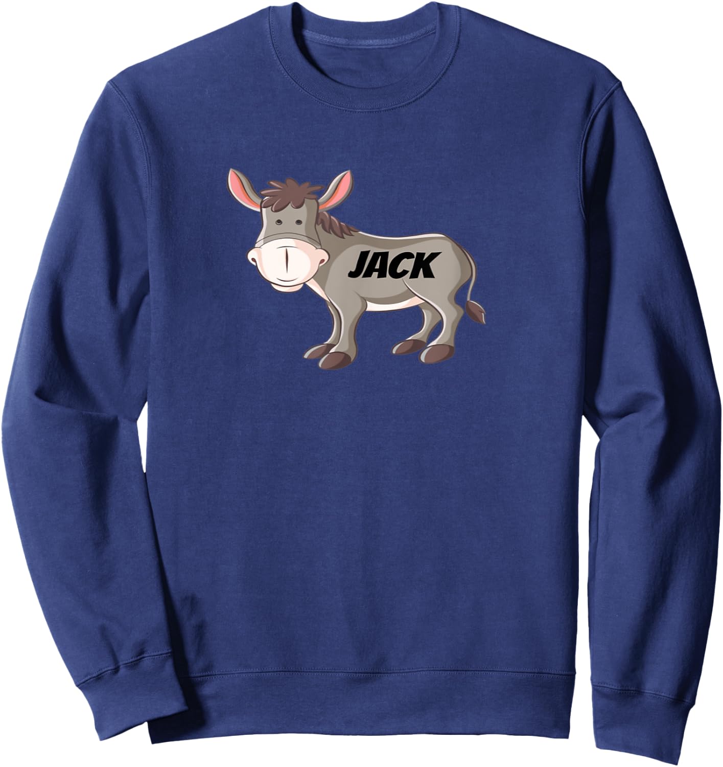 JACK ASS - Funny Sarcastic Donkey Sweatshirt - Sweatshirt | Navy