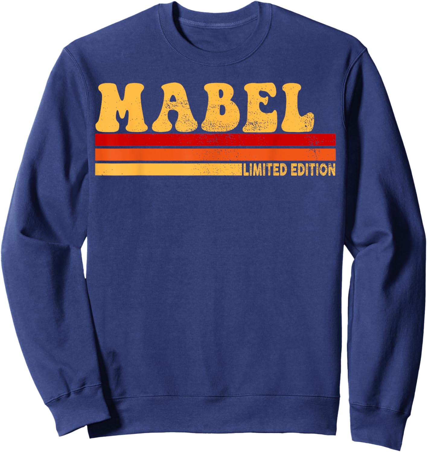 Mabel Name Personalized Cute Idea Women Vintage Mabel Sweatshirt - Sweatshirt | Navy