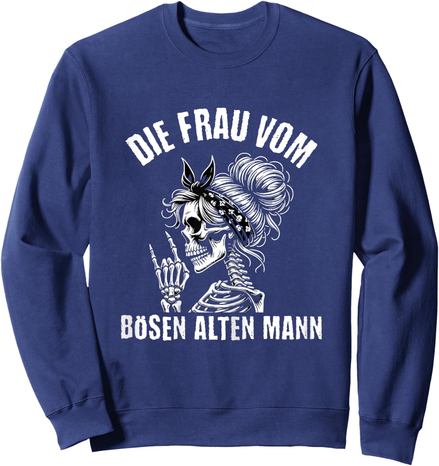 Die Frau Vom Bösen Alten Mann Sweatshirt - Sweatshirt | Navy