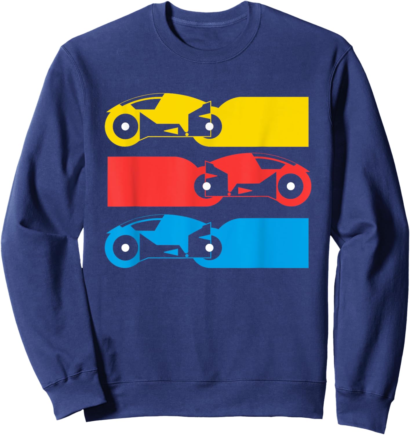 Computer Light Cycles Sweatshirt - Sweatshirt | Navy