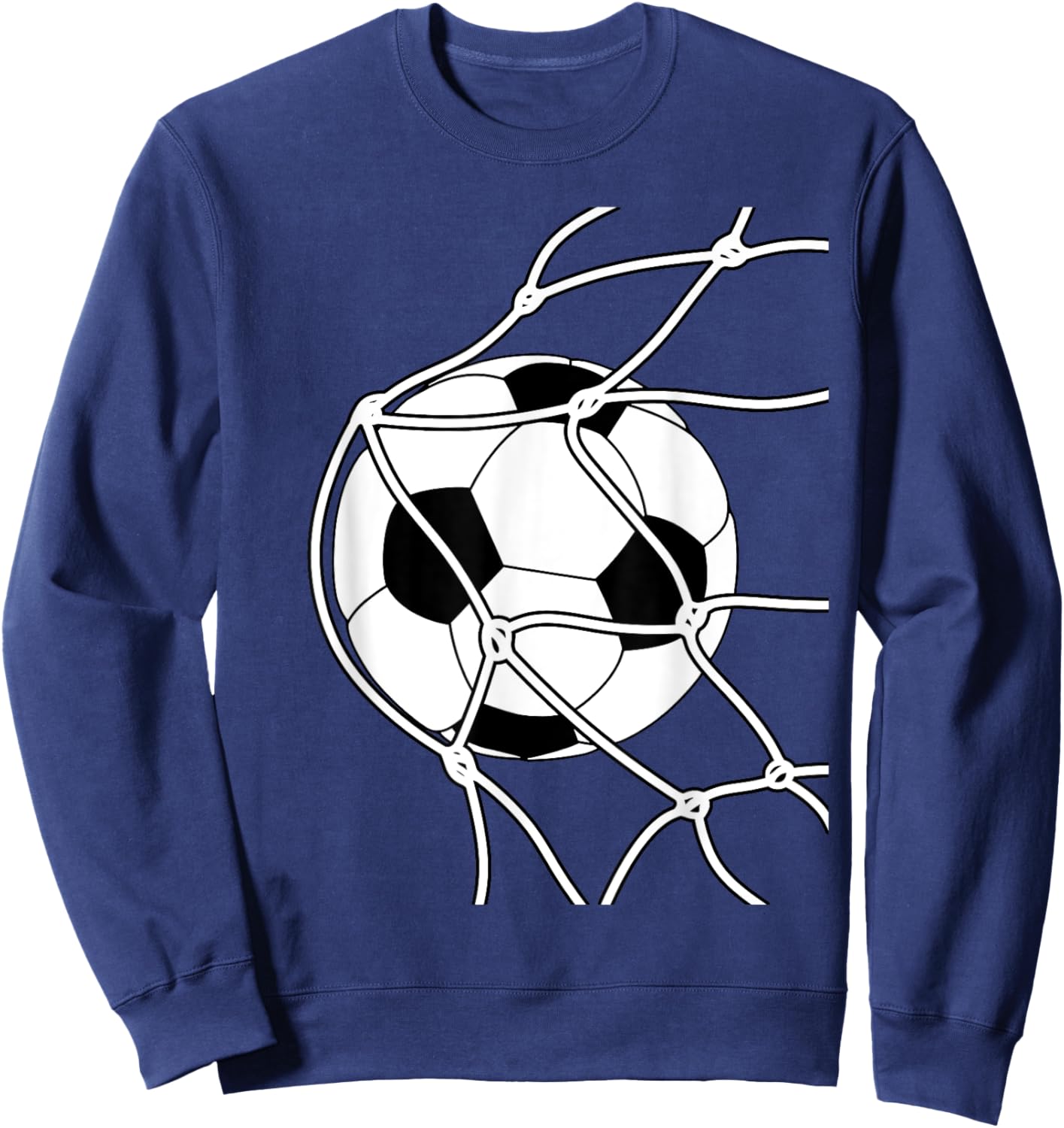 Soccer Ball Goal Funny Player Sports Game Boys Girls Outfit Sweatshirt - Sweatshirt | Navy