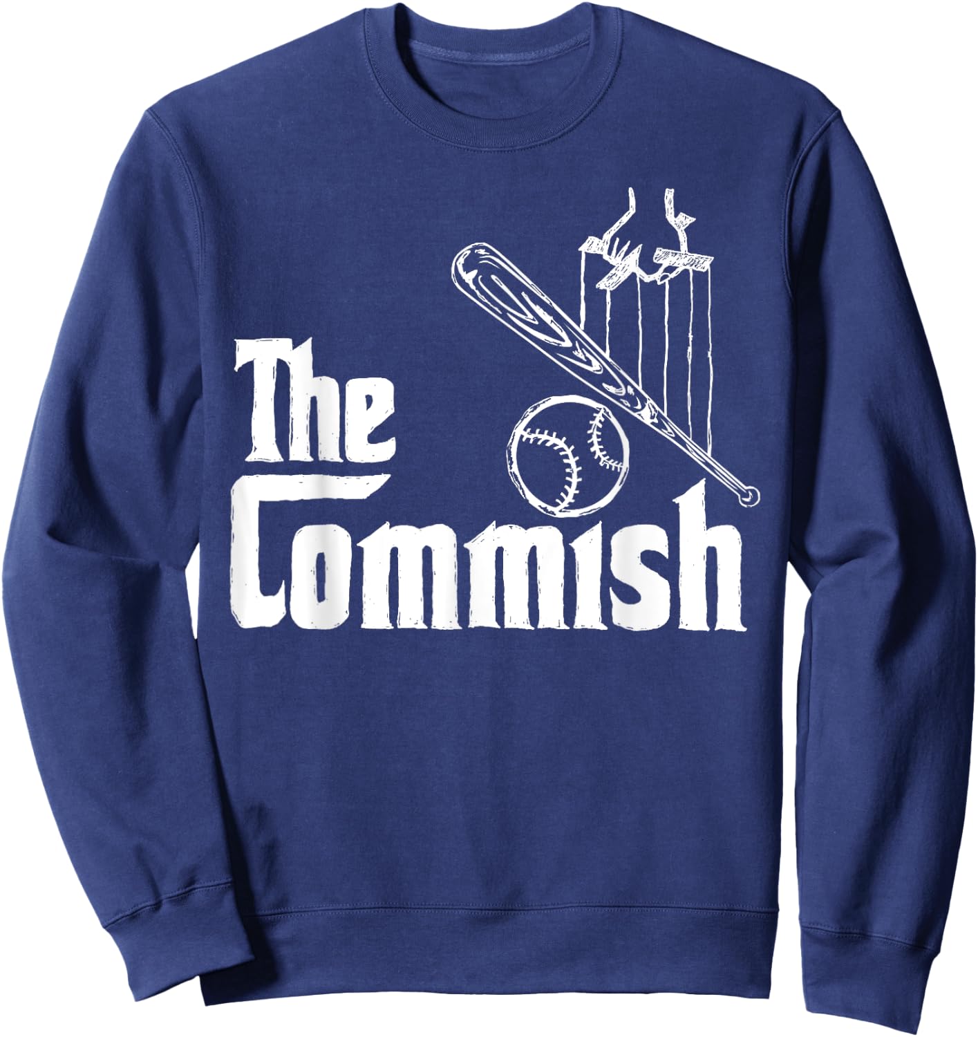 Fantasy Baseball The Commish Sweatshirt - Sweatshirt | Navy