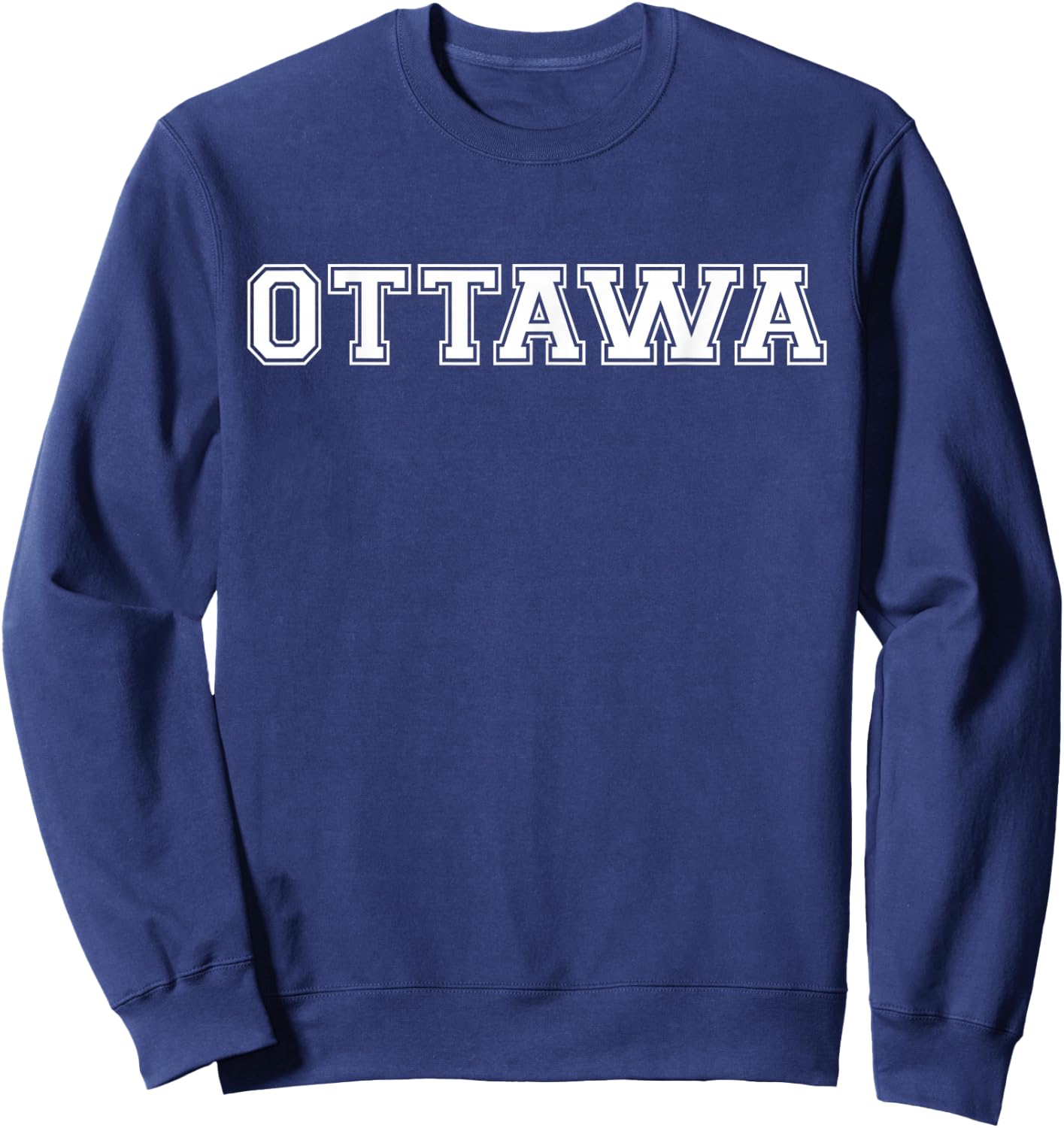 College University style Ottawa Canada North Sport Gift Sweatshirt - Sweatshirt | Navy