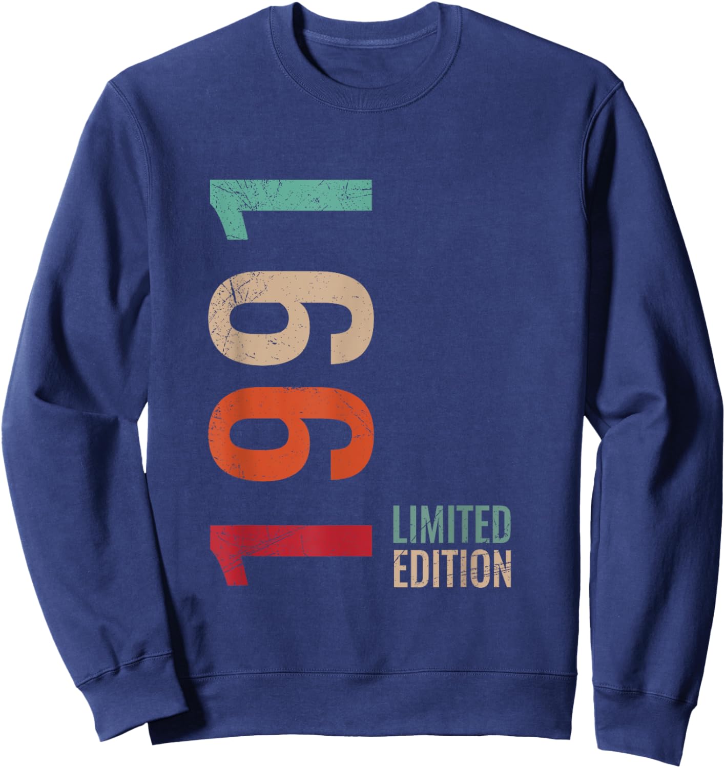 34th Birthday Husband Wife Son Daughter 34 Years Old 1991 Sweatshirt - Sweatshirt | Navy